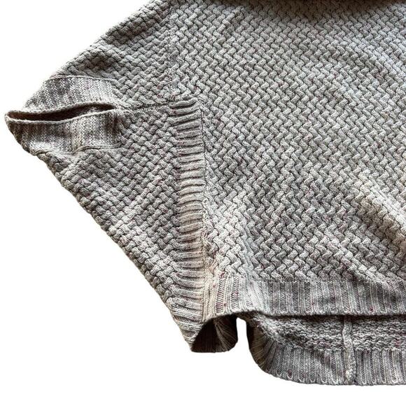 St. John’s Bay Cowl Neck Knit Grey Beige Pullover Acrylic Sweater Women's Small - Picture 6 of 9